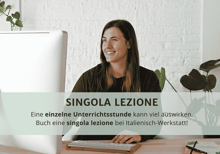 Singola Lezione - Eine einzelne online Unterrichtsstunde