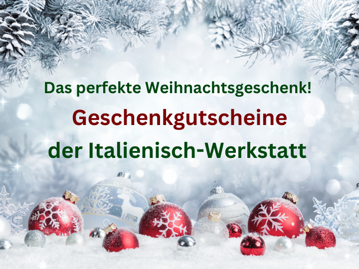 Weihnachtsgeschenk - Geschenkgutscheine